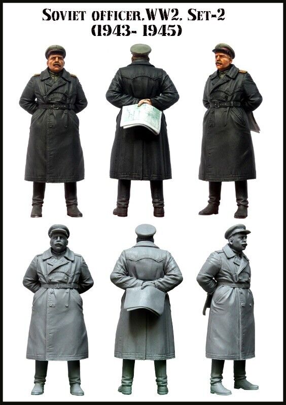 EVOLUTION MINIATURES 1:35 SET EM-35083 WWII SOVIET OFFICER 1943-1945 SET 2
