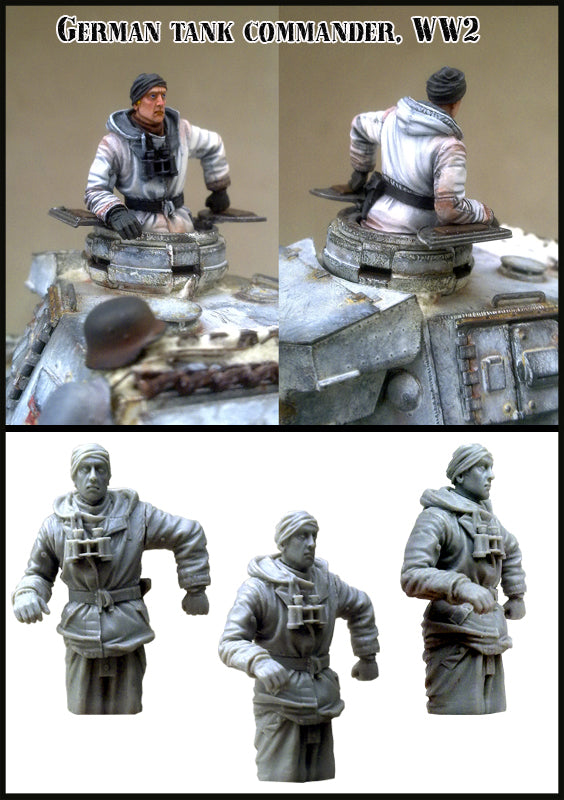 EVOLUTION MINIATURES 1:35 SET EM-35059 WWII GERMAN TANK COMMANDER (1 FIGURE)
