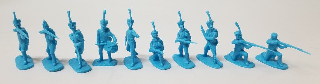 ARMIES IN PLASTIC 5938-C NAPOLEONIC WARS DEPARTMENTAL GUARDS FRENCH FUSILIERS