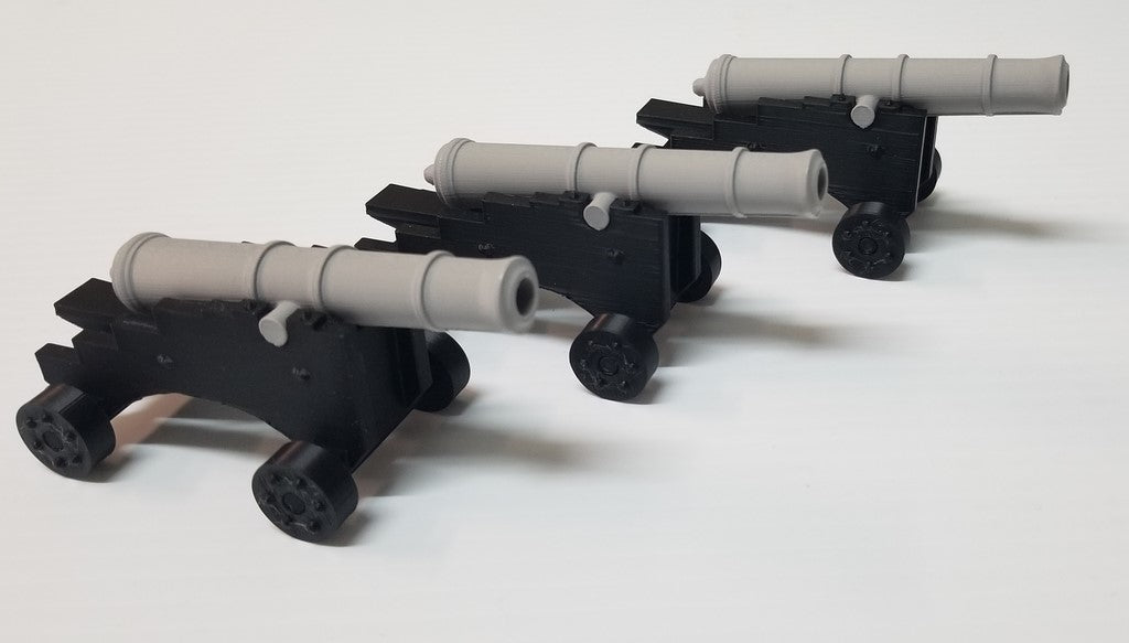 ARMIES IN PLASTIC 5960 FRENCH & INDIAN WAR "FORTRESS ARTILLERY" 3-18 LB CANNONS
