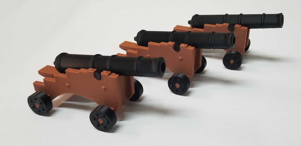 ARMIES IN PLASTIC 5964 WAR OF 1812 "FORTRESS ARTILLERY" 3-18 LB CANNONS
