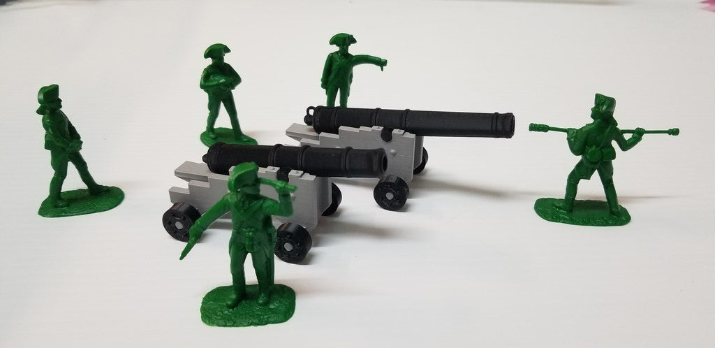 ARMIES IN PLASTIC 5968 NAPOLEONIC WARS "RUSSIAN FORTRESS ARTILLERY" W/ CREWSCA