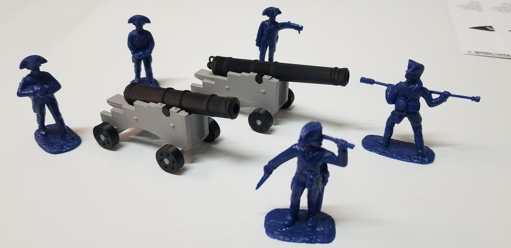 ARMIES IN PLASTIC 5970 NAPOLEONIC WARS "PRUSSIAN FORTRESS ARTILLERY" W/ CREW