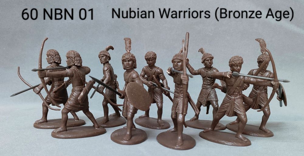 EXPEDITIONARY FORCE 60 NBN 01 BRONZE AGE NUBIAN WARRIORS 1:30 (9 FIGURES)