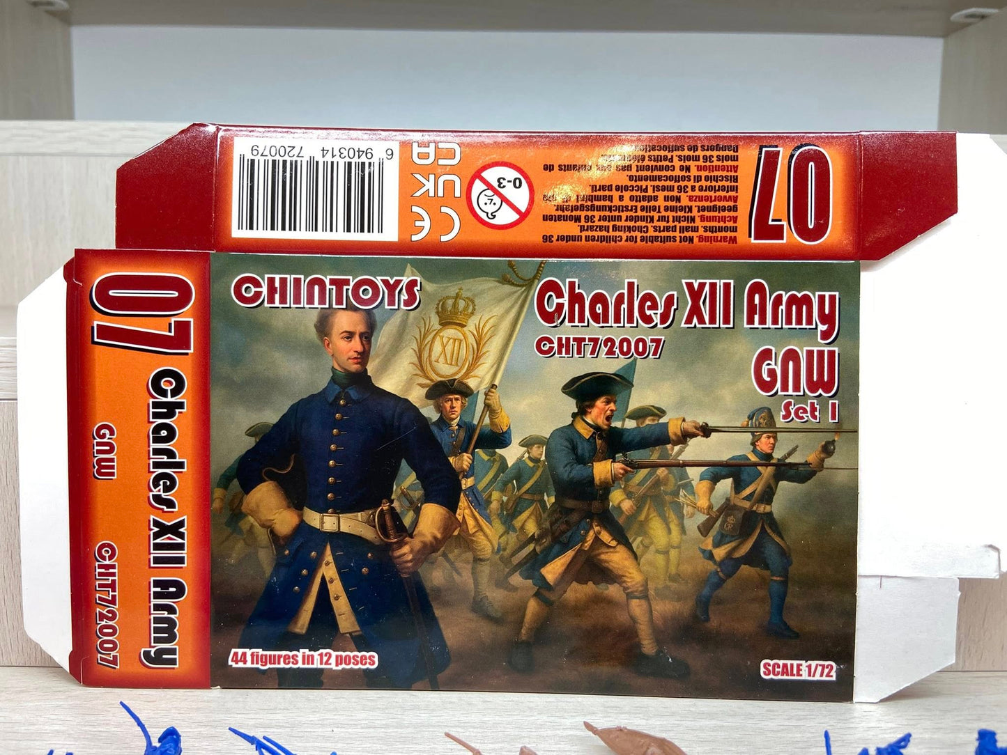 CHINTOYS 1:72 CHT72007 GREAT NORTHERN WAR CHARLES XII ARMY SET 1 (44 FIGURES)