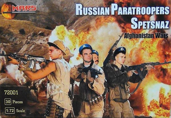 MARS 1:72 SET 72001 MODERN WARS RUSSIAN PARATROOPERS SPETSNAZ AFGHANISTAN