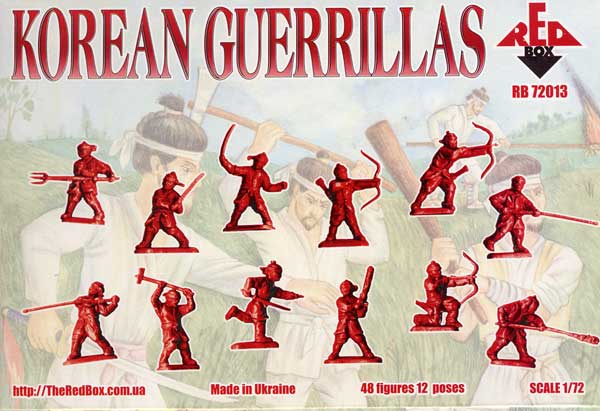 REDBOX 1:72 RB72013 16TH-17TH CENTURY KOREAN GUERRILLAS-48 FIGURES (TAN)