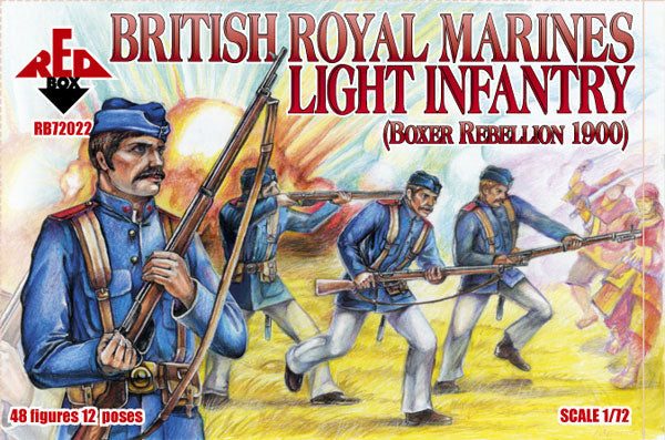 REDBOX 1:72 RB72022 BOXER REBELLION BRITISH ROYAL MARINES LIGHT INFANTRY