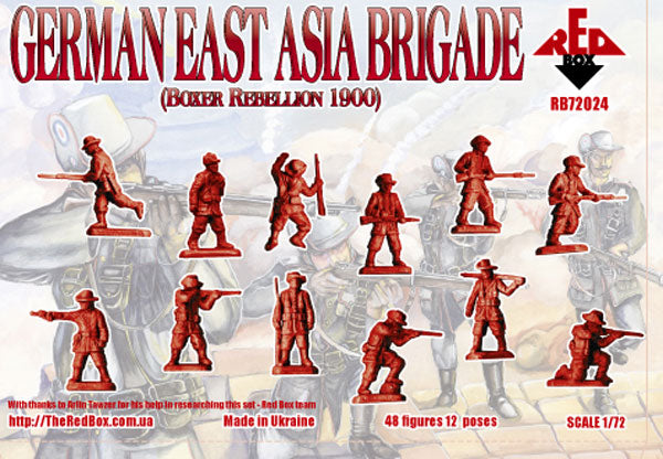 REDBOX 1:72 RB72024 BOXER REBELLION 1900 GERMAN EAST ASIA BRIGADE (48 FIGURES)