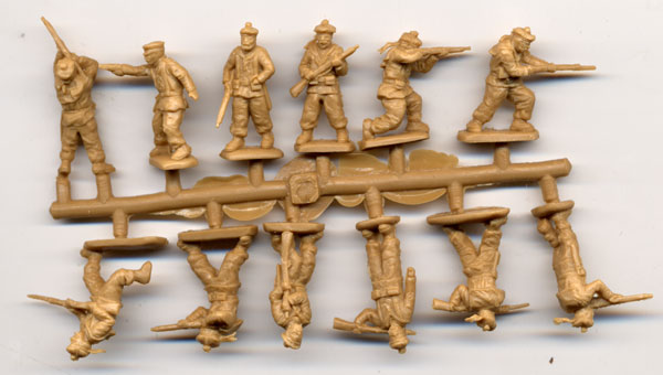 REDBOX 1:72 RB72025 BOXER REBELLION 1900 FRENCH SAILORS (48 FIGURES) BROWN
