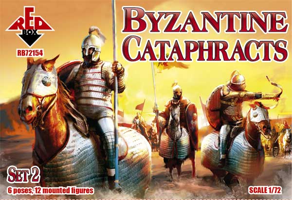 REDBOX 1:72 RB72154 BYZANTINE CATAPHRACTS SET 2 (CREAM) 12 MOUNTED FIGURES