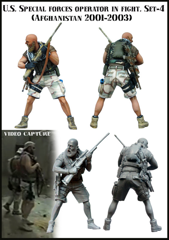 EVOLUTION MINIATURES 1:35 SET EM-35090 U.S. SPECIAL FORCES OPERATOR SET 4