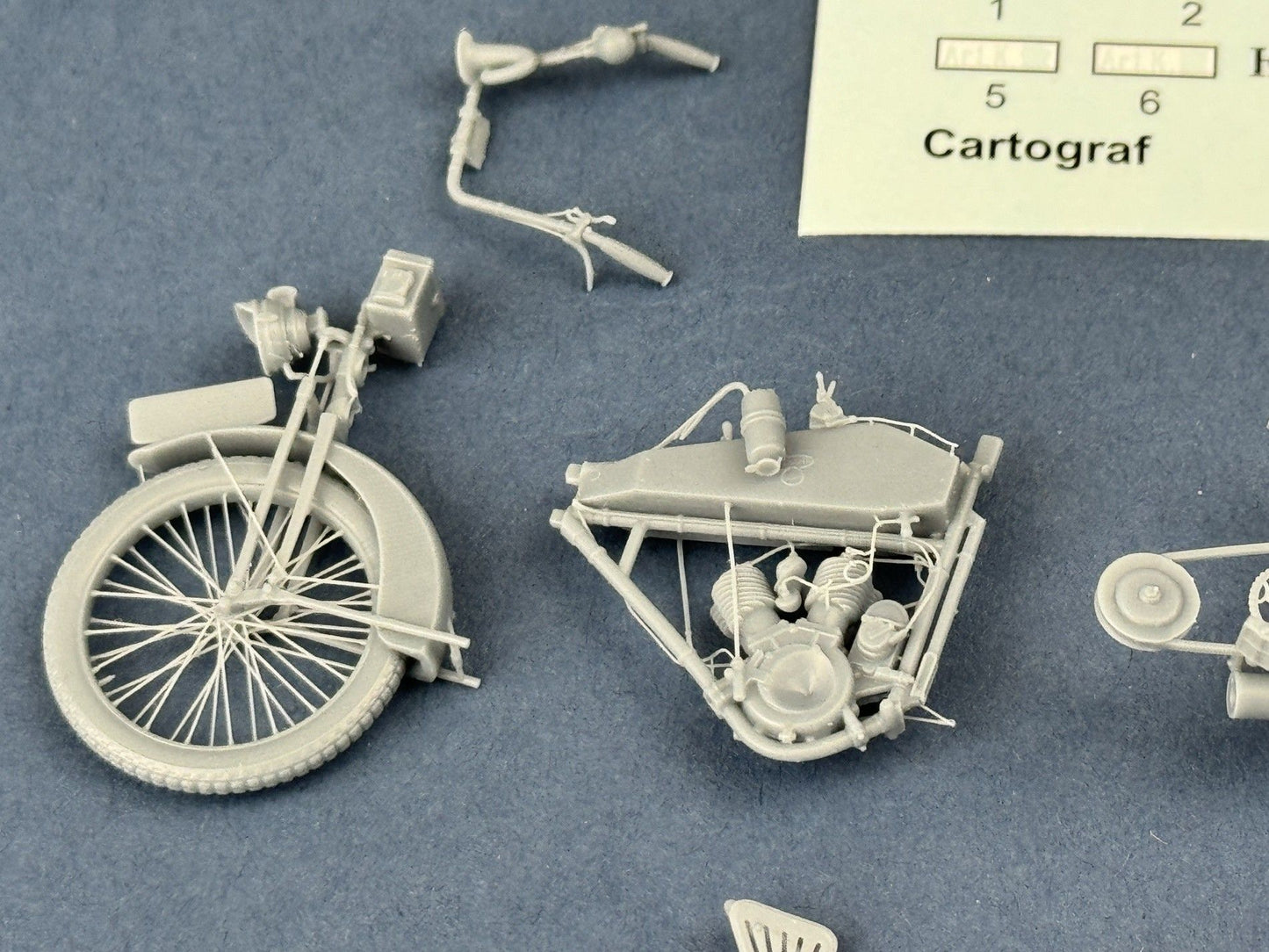 COPPER STATE MODELS CSM B35-001 1:35 WWI GERMAN MOTORCYCLE "THE WANDERER" 1916