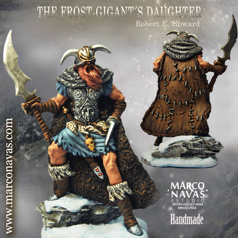 MARCO NAVAS STUDIO LIMITED EDITION HAND PAINTED THE CIMMERIAN, GIANT, YMIR'S SON I