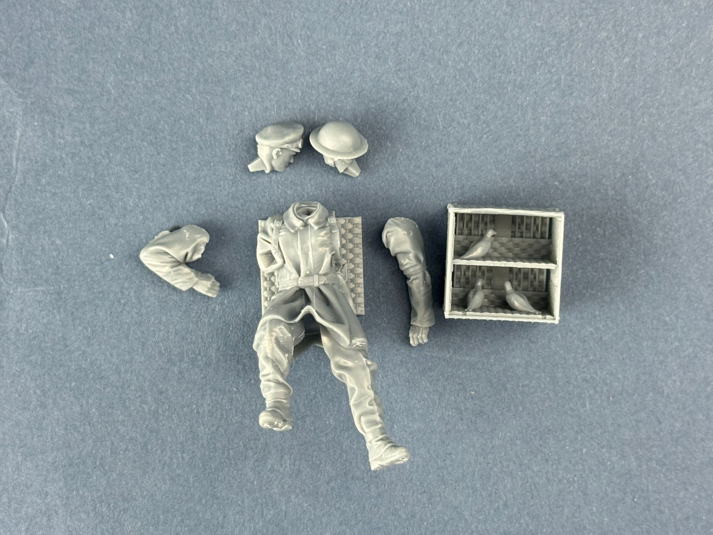 COPPER STATE MODELS CSM F32-063 1:32 WWI BRITISH DISPATCH RIDER BASKET PIGEONS