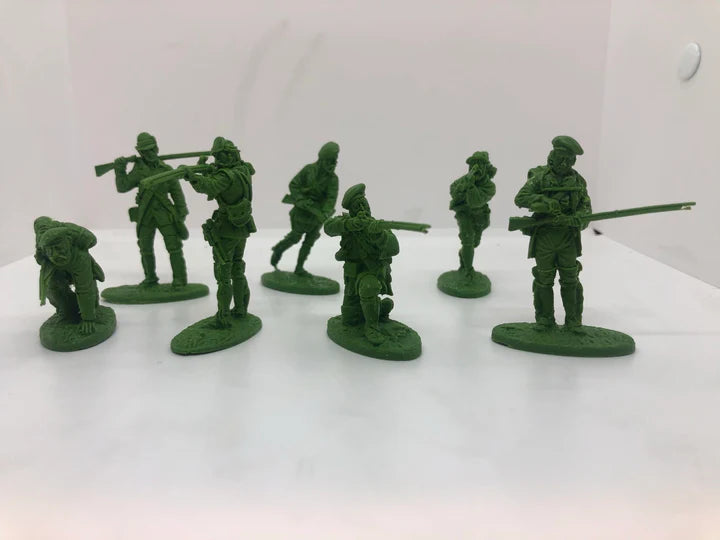 LOD Enterprises Plastic Figure Set LOD043 Rogers Rangers 3-Green Resin