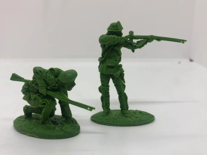LOD Enterprises Plastic Figure Set LOD043 Rogers Rangers 3-Green Resin