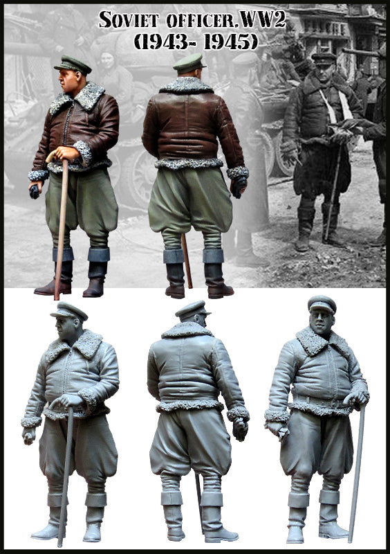 EVOLUTION MINIATURES 1:35 SET EM-35078 WWII SOVIET OFFICER 1943-1945 (1 FIGURE)