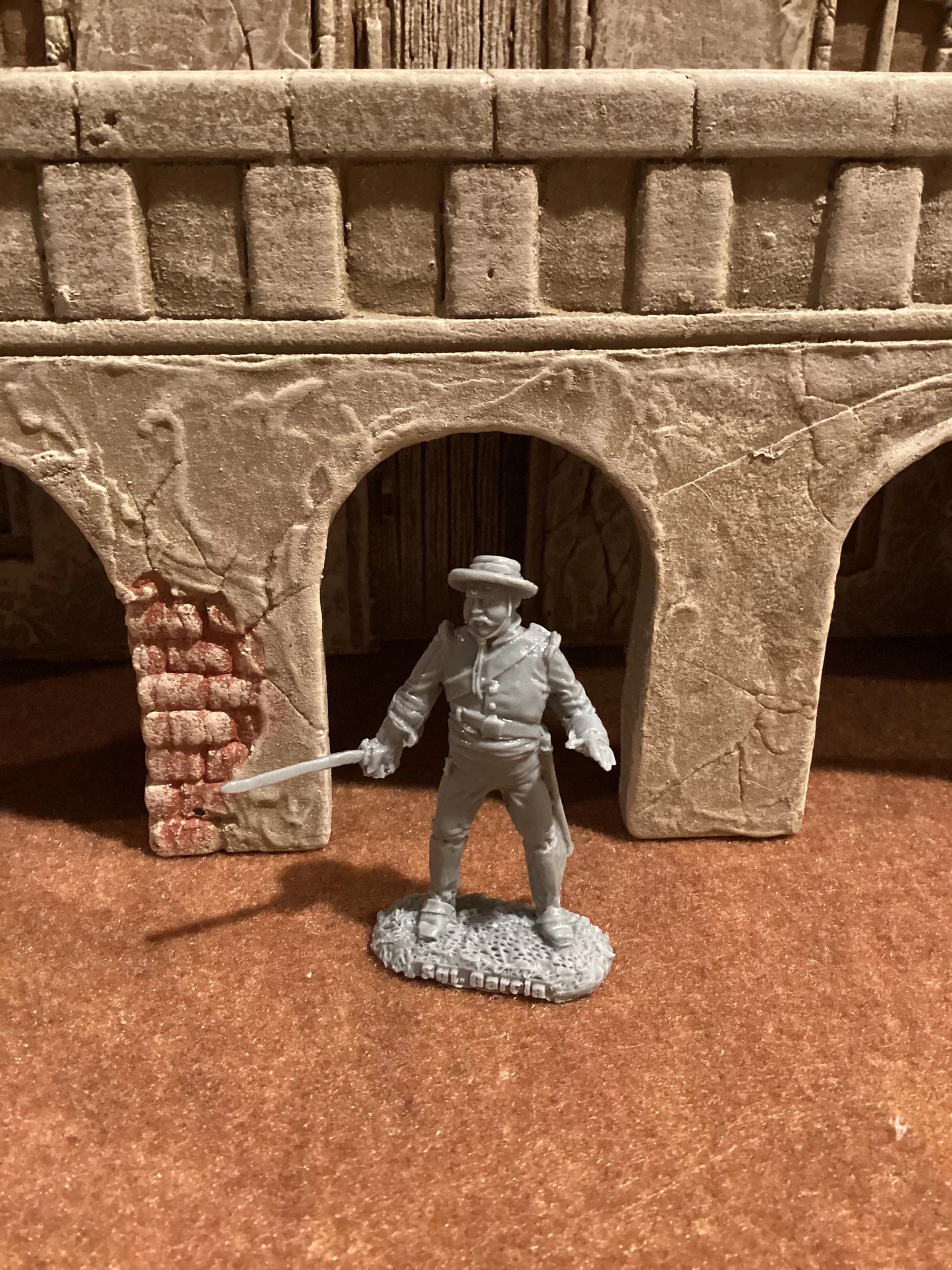 LOD Enterprise LOD083 ZORRO 3 FIGURE CHARACTER SET- GRAY (FROM BARZSO PLAYSETS)