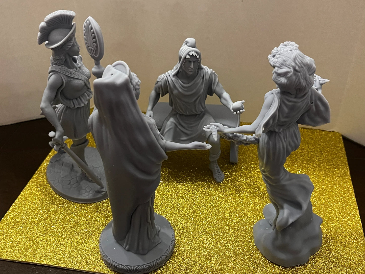 LOD Enterprises Plastic Figure Sets Bronze Age Heroes LOD079 JUDGMENT OF PARIS ( GRAY)