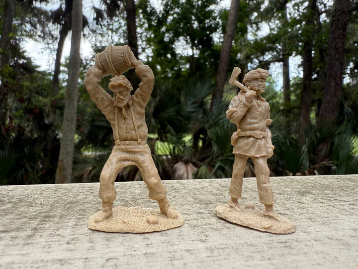 LOD Enterprises Set LOD036 PIONEER SET 2- (9 FIGURES) TAN