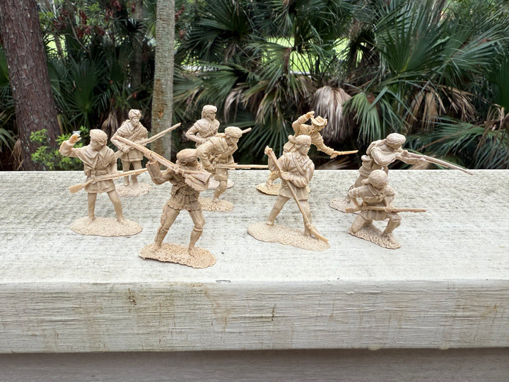LOD Enterprises from BARZSO Playset LOD035 PIONEER SET 1- (9 FIGURES) TAN