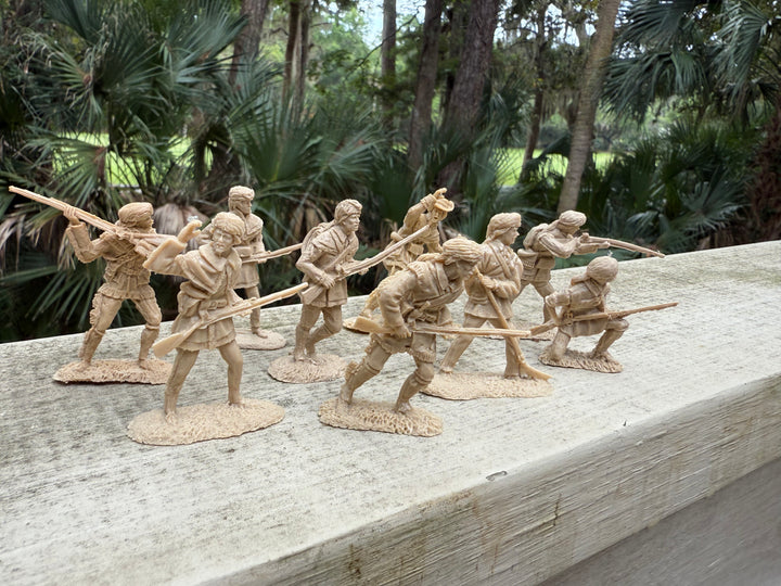 LOD Enterprises from BARZSO Playset LOD035 PIONEER SET 1- (9 FIGURES) TAN
