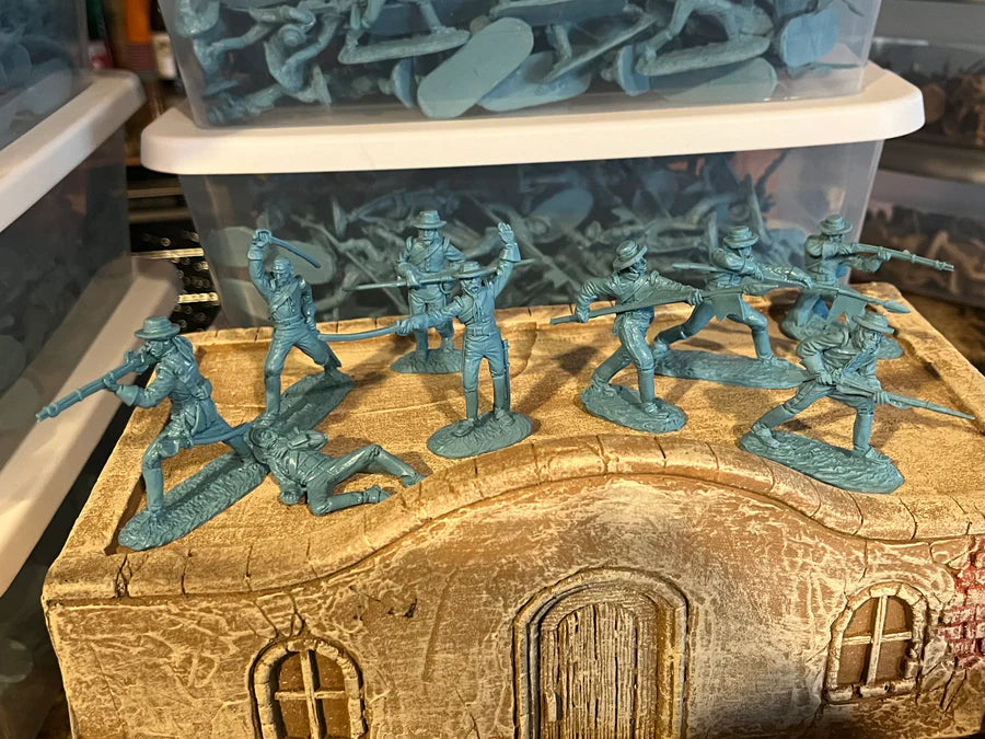 LOD Enterprise LOD 073 MEXICAN PRESIDIO LANCERS (FROM BARZSO PLAYSETS) BLUE