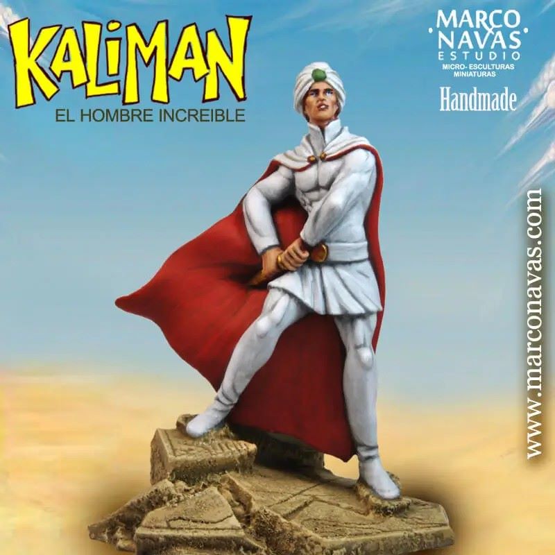 MARCO NAVAS STUDIO LIMITED EDITION HAND PAINTED KALIMAN-THE INCREDIBLE MANSCALE