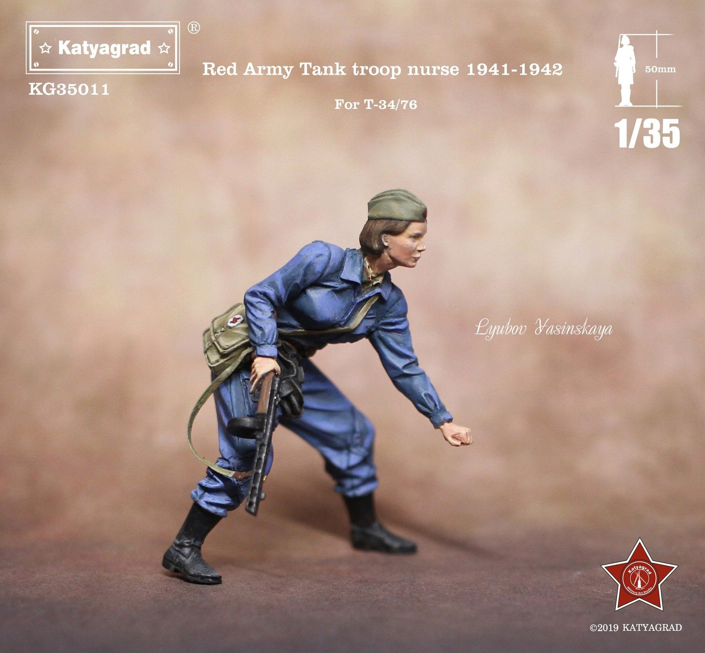 KATYAGRAD MINIATURES 1:35 KG35011 RED ARMY TANK TROOP NURSE (1941-1942)