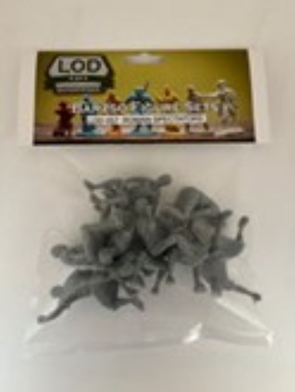 LOD Enterprises Plastic Figure Set LOD057 ROMAN COLOSSEUM SPECTATORS (GRAY)