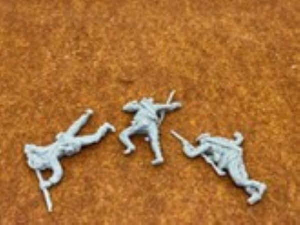 LOD Enterprises Plastic Figure Set LOD061 U.S. CIVIL WAR CONFEDERATE CASUALTIES