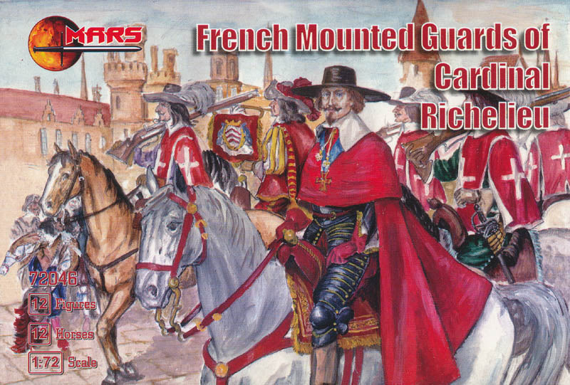MARS 1:72 SET 72046 17TH CENTURY FRENCH MOUNTED GUARDS OF CARDINAL RICHELIEU