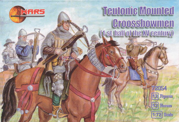 MARS 1:72 SET 72054 MEDIEVAL TEUTONIC MOUNTED CROSSBOWMEN EARLY XV CENTURY