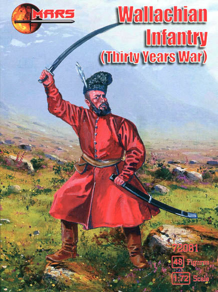 MARS 1:72 SET 72081 THIRTY YEARS WAR WALLACHIAN INFANTRY (48 FIGURES/12 POSES)