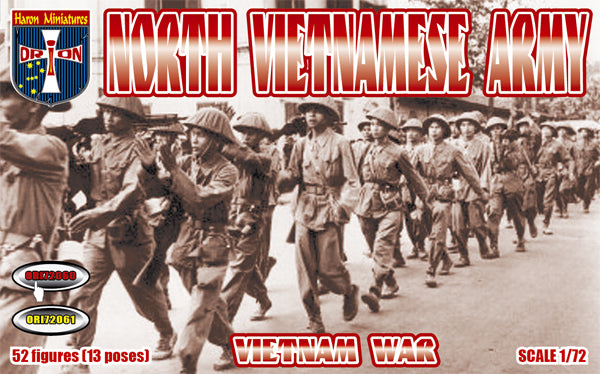 ORION 1:72 ORI72060 VIETNAM WAR NORTH VIETNAMESE ARMY -52 FIGURES