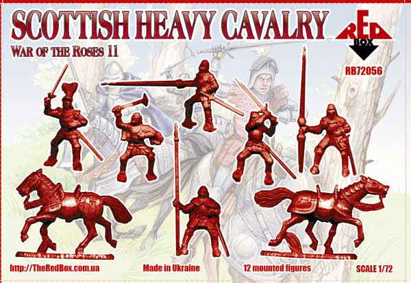 REDBOX 1:72 RB72056 WAR OF THE ROSES 11 SCOTISH HEAVY CAVALRY