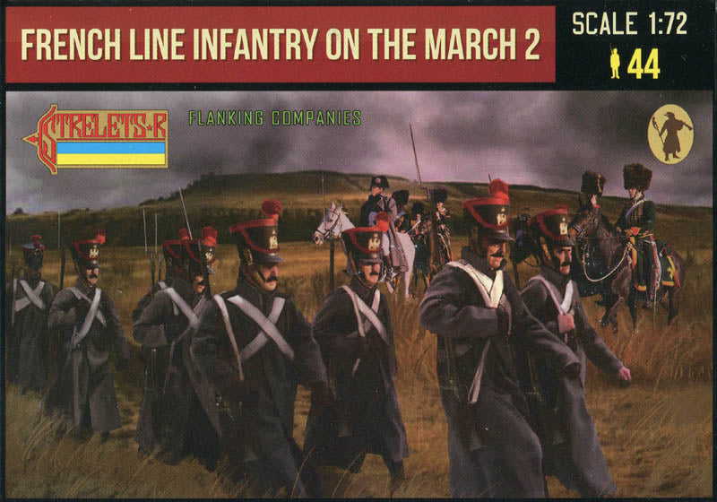 STRELETS-R 1:72 SET 220 NAPOLEONIC WARS FRENCH LINE INFANTRY ON THE MARCH 2