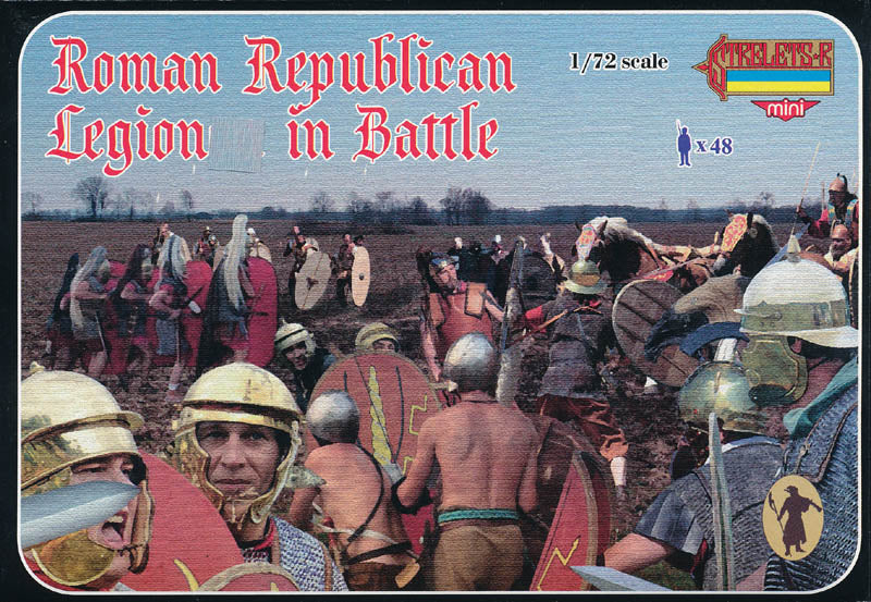 STRELETS-R 1:72 SET M079 ROMAN REPUBLIC LEGION IN BATTLE (48 FIGURES) GRAY