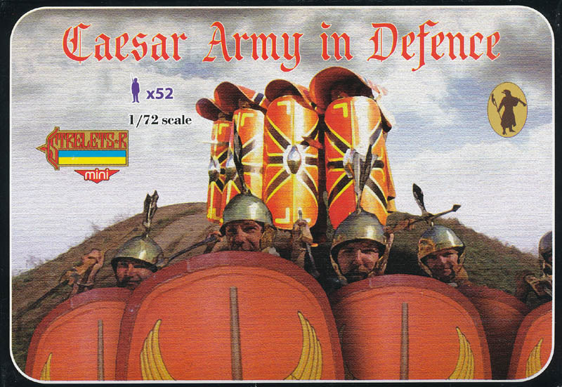 STRELETS-R 1:72 SET M090 CAESAR ARMY IN DEFENCE (52 FIGURES) GRAY