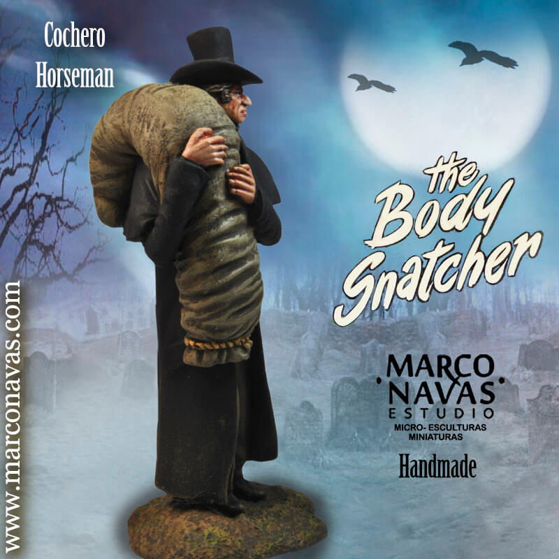 MARCO NAVAS STUDIO LIMITED EDITION HAND PAINTED THE BODY SNATCHER, THE HORSEMAN