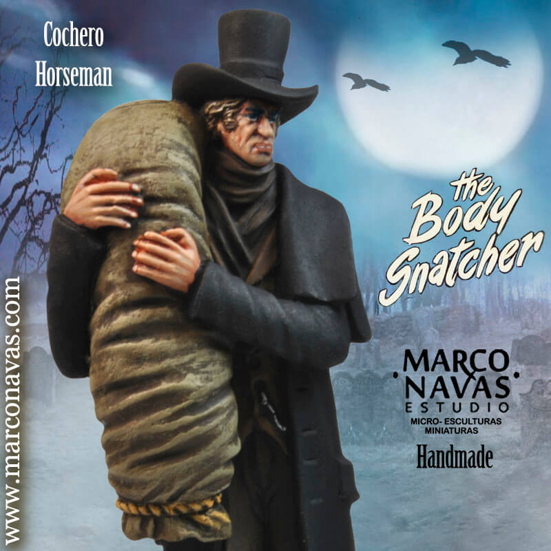 MARCO NAVAS STUDIO LIMITED EDITION HAND PAINTED THE BODY SNATCHER, THE HORSEMAN