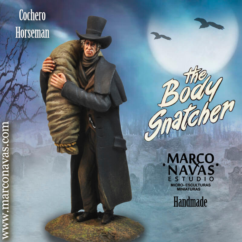 MARCO NAVAS STUDIO LIMITED EDITION HAND PAINTED THE BODY SNATCHER, THE HORSEMAN
