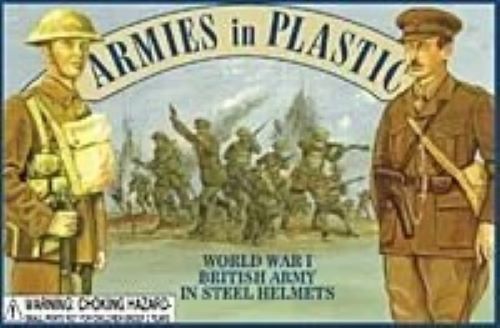 ARMIES IN PLASTIC 5406 WWI BRITISH ARMY IN STEEL HELMETS (MILITARY GREEN)