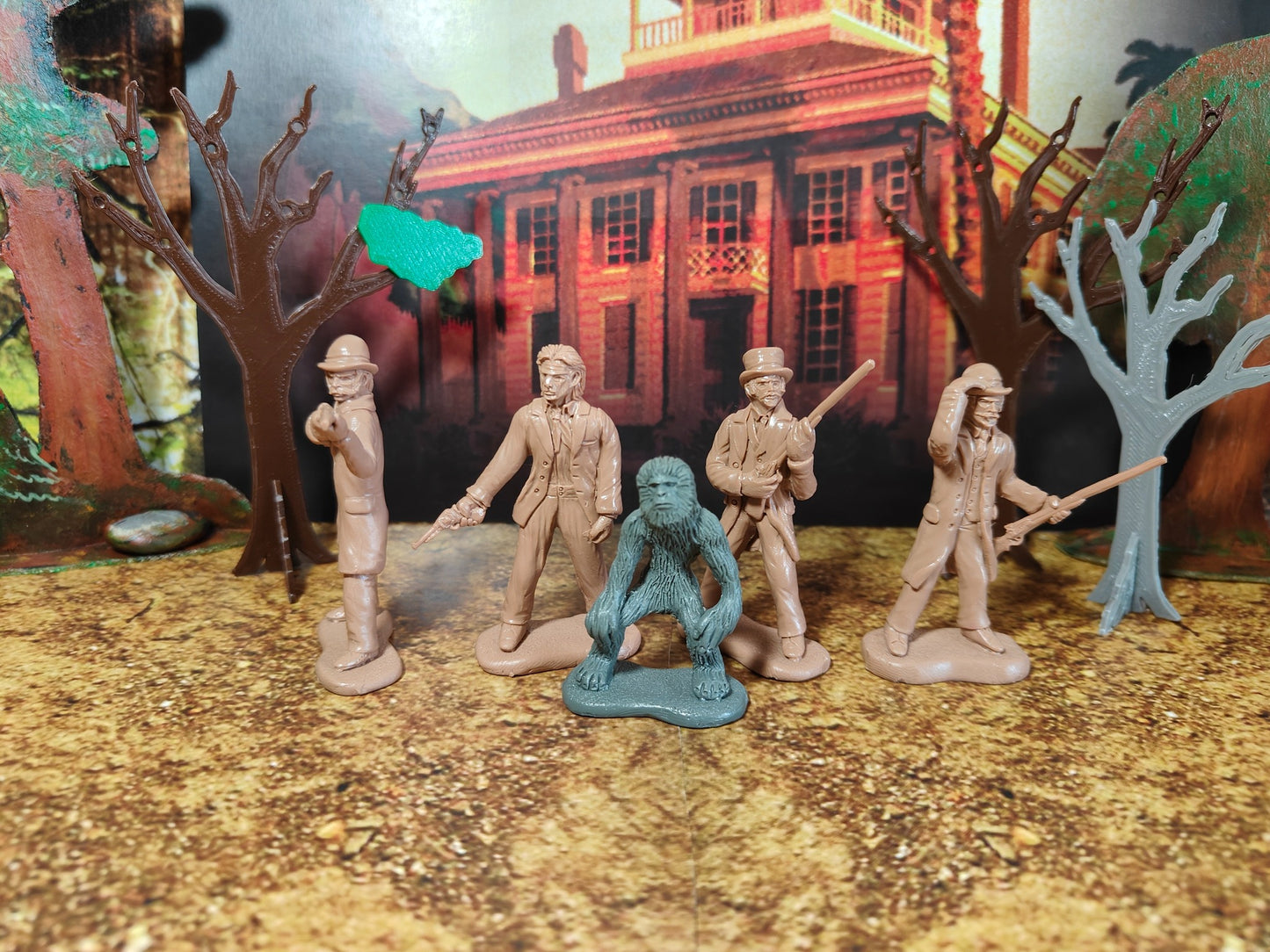ELASTOWIT NEW ERA RUBBER 54 MM THE ISLAND OF DR. MOREAU (10 FIGURES)