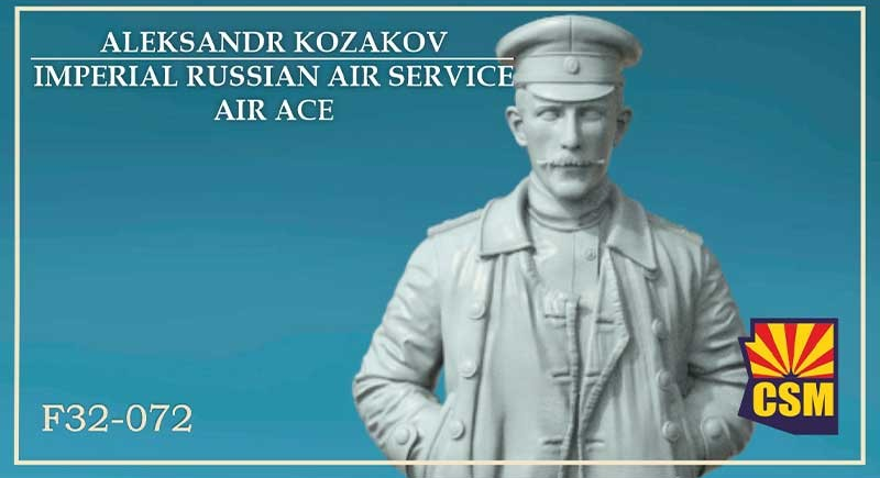 COPPER STATE MODELS 1:32 CSM F32-072 WWI ALEKSANDR KOZAKOV IMPERIAL RUSSIAN ACE