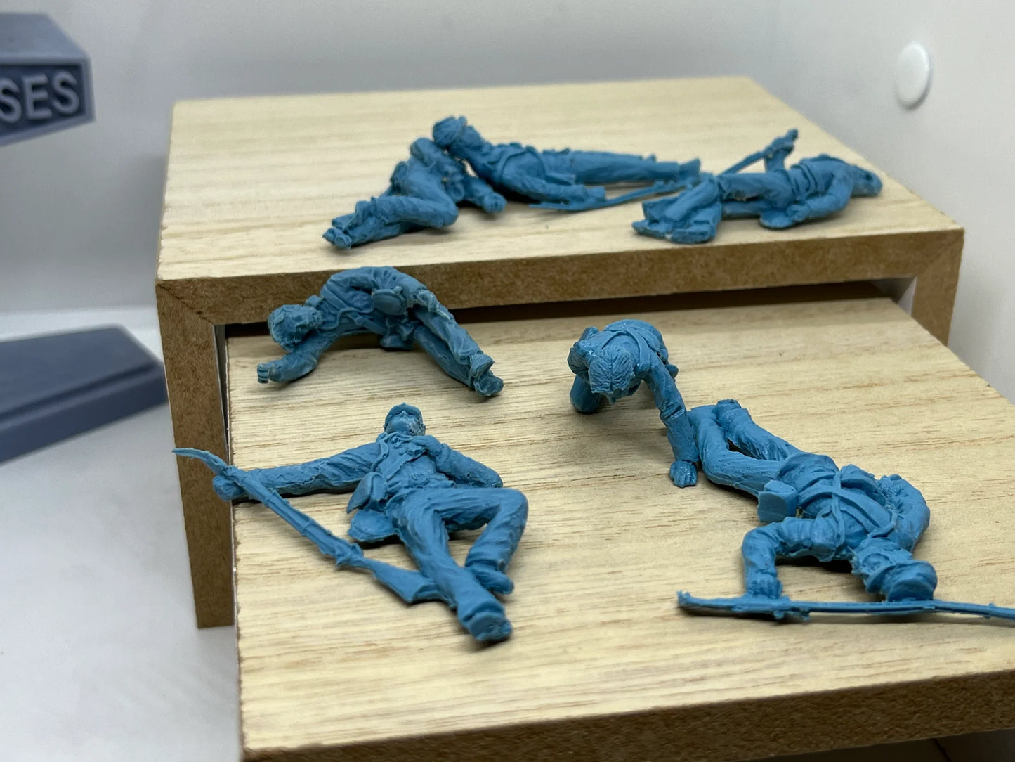 LOD Enterprises Plastic Figure Set LOD098 U.S. CIVIL WAR CONTINENTAL CASUALTIES