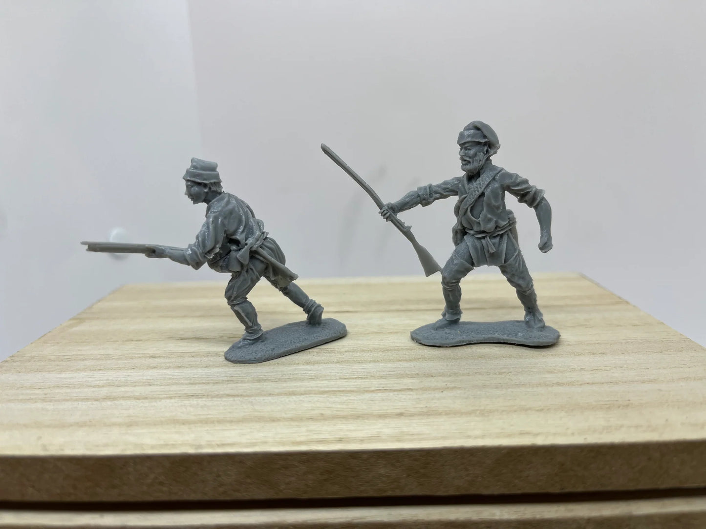 LOD Enterprises Plastic Figure Set LOD064 FRENCH & INDIAN WAR FRENCH MILITIA