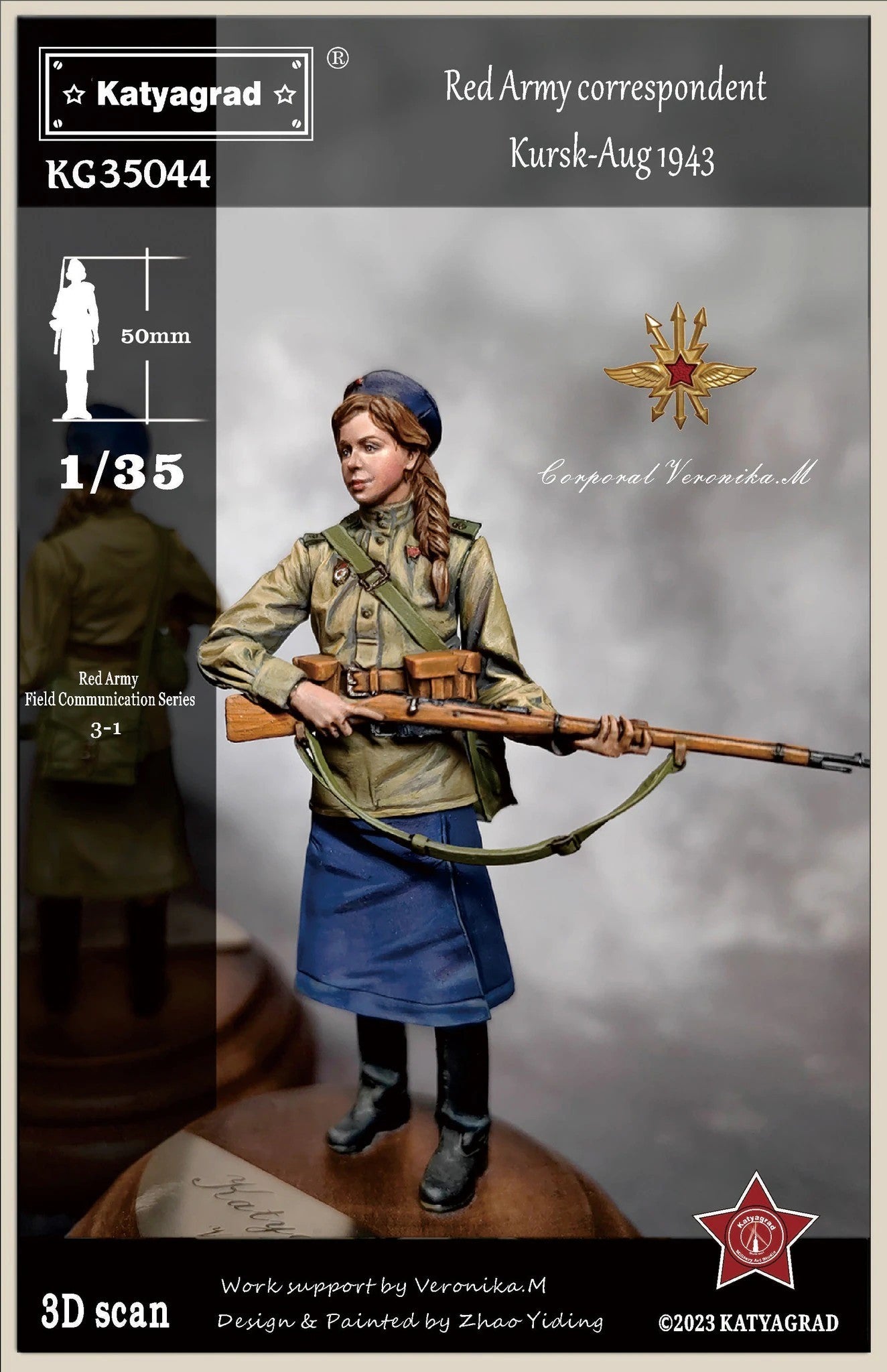 KATYAGRAD MINIATURES 1:35 KG35044 RED ARMY FIELD SIGNAL CORP, KURSK 1943
