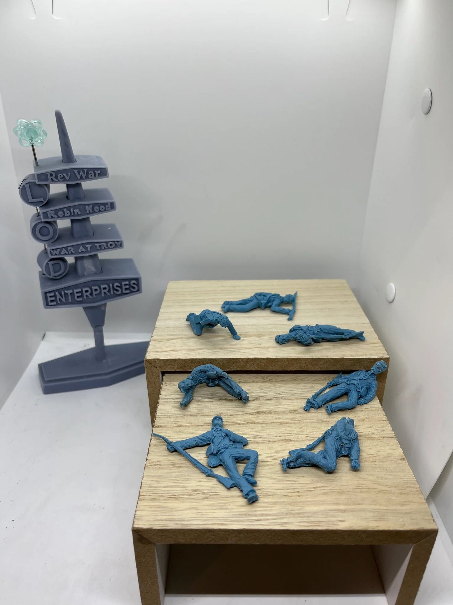 LOD Enterprises Plastic Figure Set LOD062 AMERICAN CIVIL WAR UNION CASUALTIES
